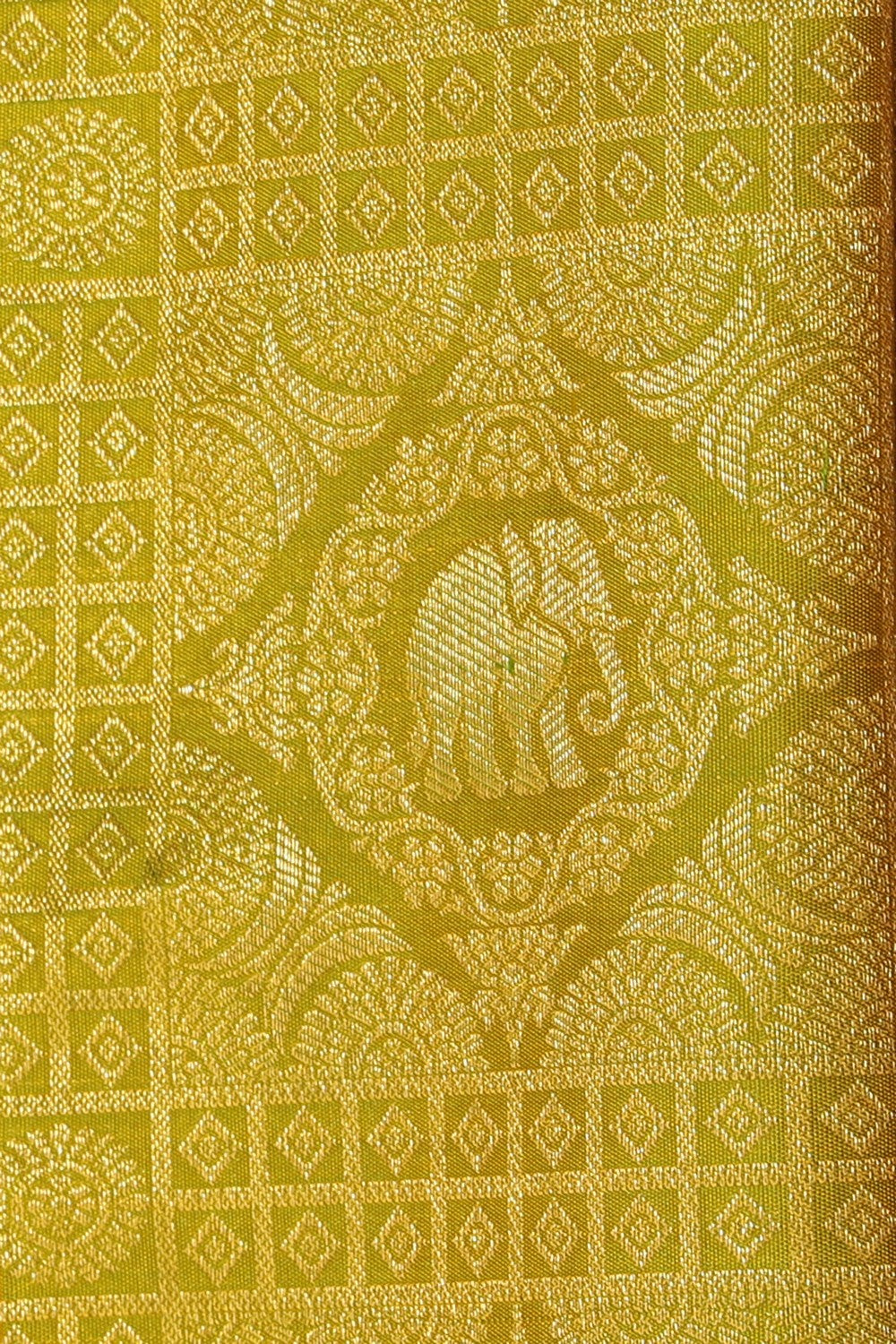 Image of Kanchipattu Brocade Green Saree
